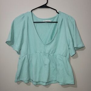O'Neill Light Blue Women's Blouse Size M